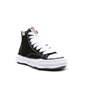 Maison Mihara Yasuhiro Black High Top Sneaker EU Size 45= US Size 11.5-12